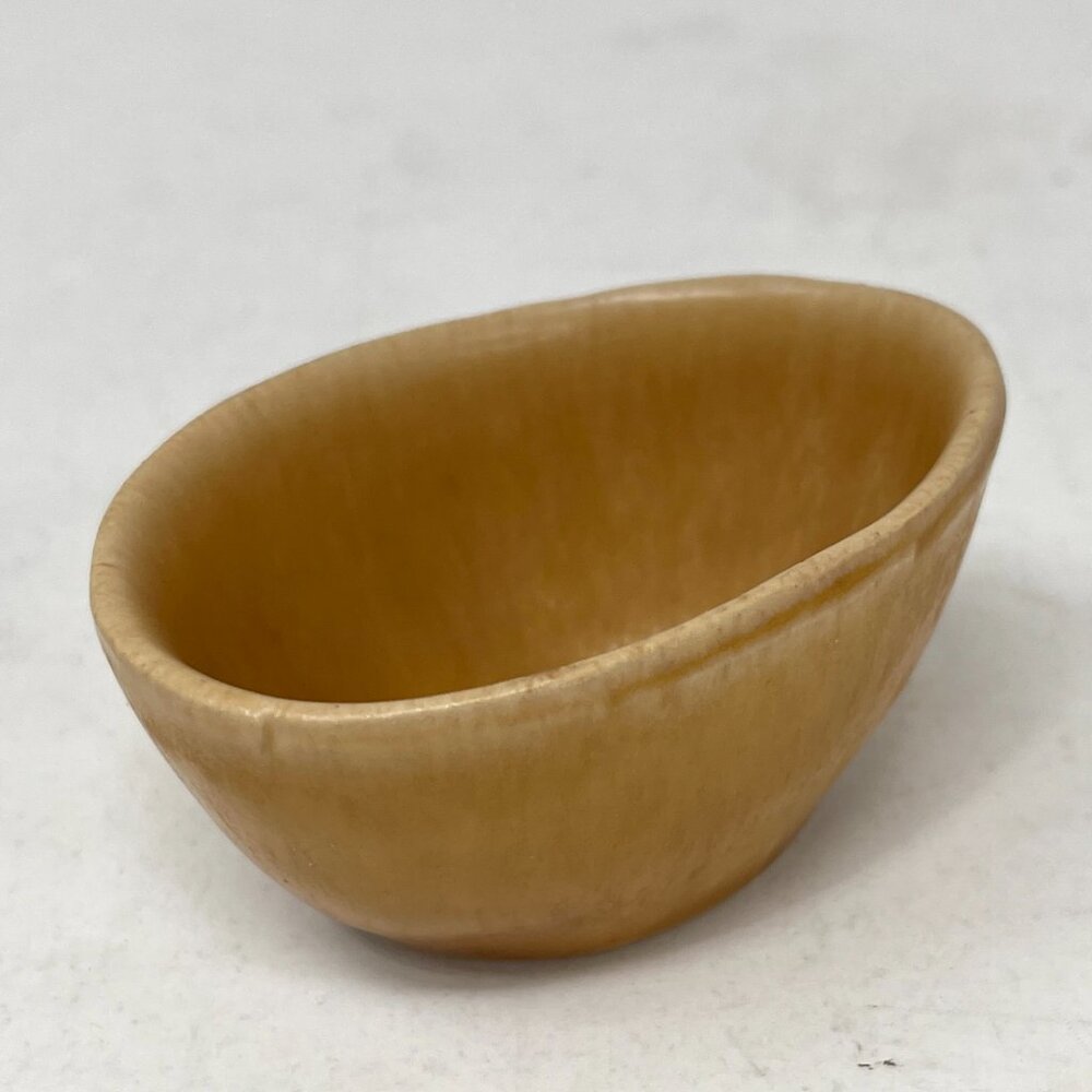 Retired ~ Crate & Barrel Grove Brown Dip Bowl [121-586] 1.75oz Stoneware